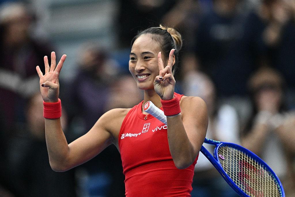 自李娜以来，郑钦文是第二个在WTA1000赛单打夺冠的中国球员